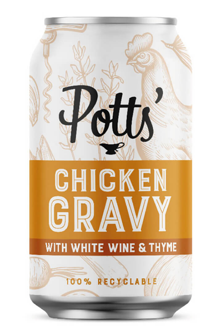Chicken, White Wine and Thyme Gravy Can